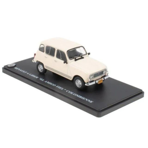 1:43 Масштабная модель RENAULT 4 Lider "El Amigo Fiel" Colombienne 1990 White