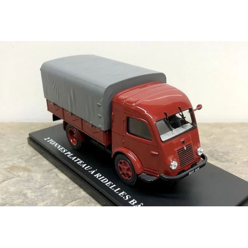 1:43 Масштабная модель RENAULT 2 Tonnes бортовой грузовик c тентом 1947 Maroon/Grey