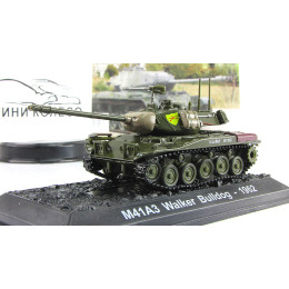 (Уценка!) 1:72 Автомобиль на службе: Современная военная техника №6, M41A3 Walker Bulldog Легкий танк (США)