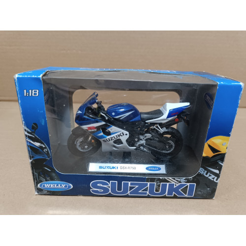 1:18 Масштабная модель Мотоцикл SUZUKI GSX-R750