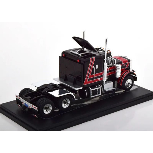 1:43 Масштабная модель PETERBILT 359 (1973), Black/Red