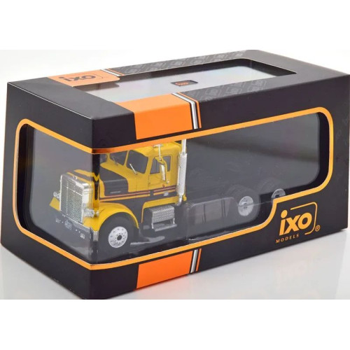 1:43 Масштабная модель FREIGHTLINER FLC 120 64T седельный тягач (1977), Yellow/Black