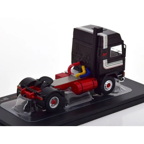 1:43 Масштабная модель VOLVO F12 (1981), Black/Red/Silver