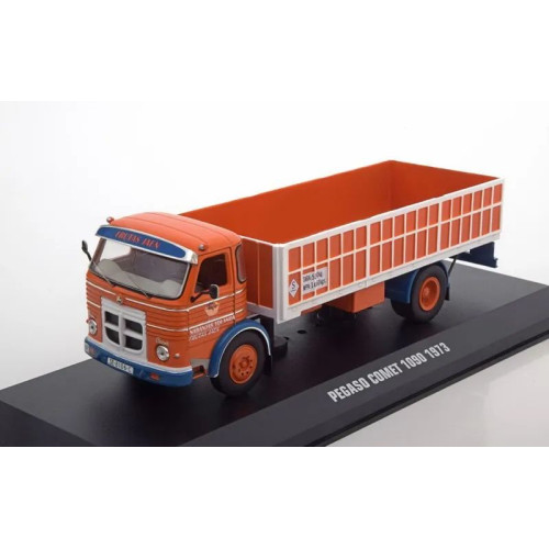 1:43 Масштабная модель PEGASO Comet 1090 "Frutas Jaen" 1973 Orange/Blue