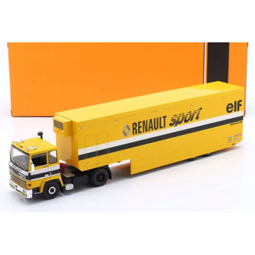 1:43 Масштабная модель BERLIET TR350 race transporter Tractor F1 (1983), yellow