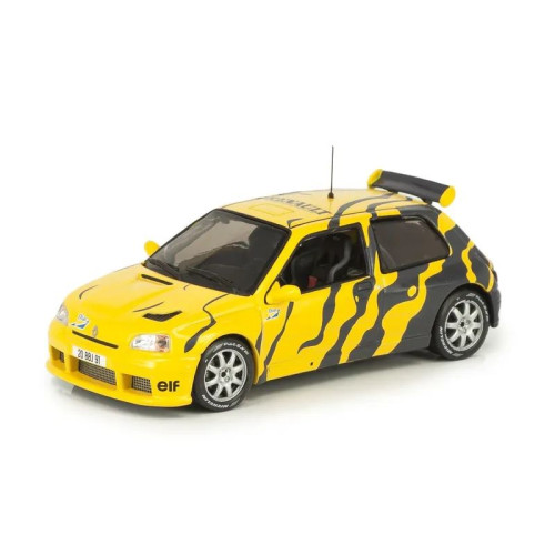 1:43 Масштабная модель RENAULT CLIO MAXI Test Car 1995, Yellow and Grey