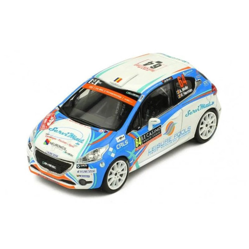 1:43 Масштабная модель PEUGEOT 208 R2 #64 Mole/Herman Rally Monte Carlo 2018