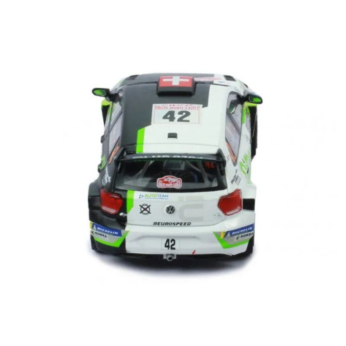 1:43 Масштабная модель VOLKSWAGEN Polo GTI R5 #42 Burri - Levratti Rally Monte Carlo 2020