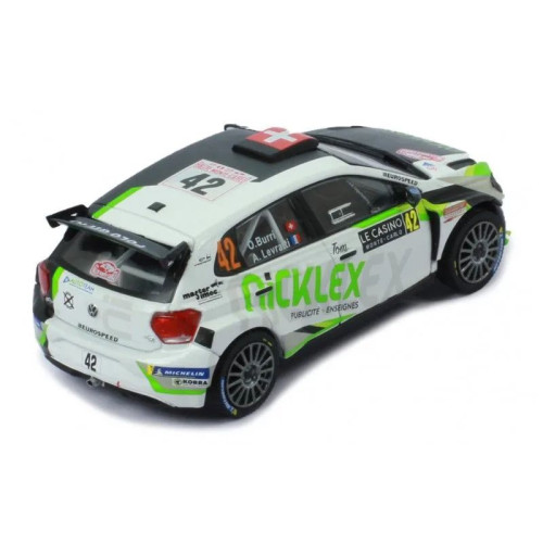 1:43 Масштабная модель VOLKSWAGEN Polo GTI R5 #42 Burri - Levratti Rally Monte Carlo 2020