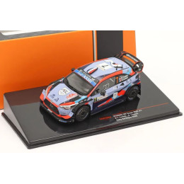 1:43 Масштабная модель HYUNDAI i20 Coupe WRC #7 Loubet/Landais 7 место Rally Sardinien 2020