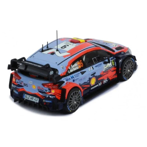 1:43 Масштабная модель HYUNDAI i20 Coupe WRC #6 Sordo/Del Barrio 3 место Rally Monza 2020