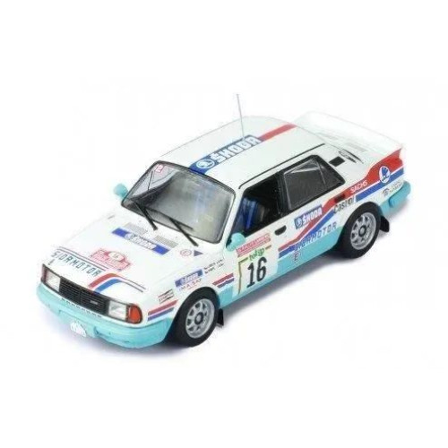 1:43 Масштабная модель SKODA 130 LR #16 "koda Team" Krecek/Motl 6 место Rally Sanremo 1986