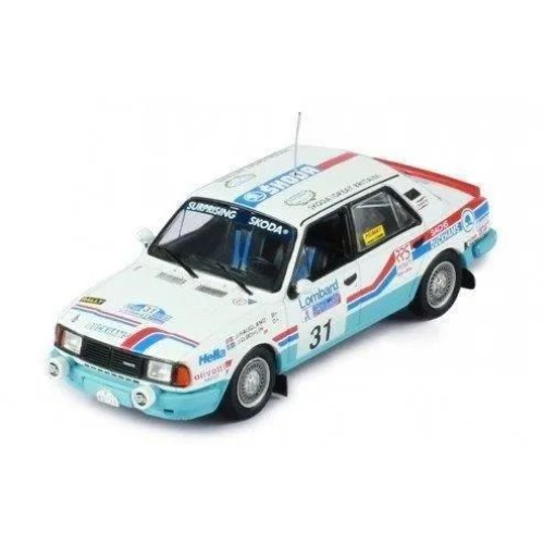 1:43 Масштабная модель SKODA 130L #31 "Skoda GB Team" Haugland - Bohlin RAC Rally 1987