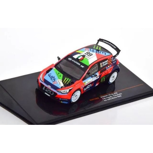 1:43 Масштабная модель HYUNDAI i20 R5 #66 WRC Morbidelli/Scattolin Rally Monza 2020