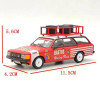 1:43 Масштабная модель FORD Granada MKII Turnier техничка "Bastos Racing Team" с багажником и колесами на крыше 1978