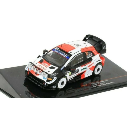 1:43 Масштабная модель TOYOTA Yaris WRC #33 "Toyota Gazoo Racing WRT" Evans/Martin 2 место Rally Monte Carlo (с люстрой) 2021