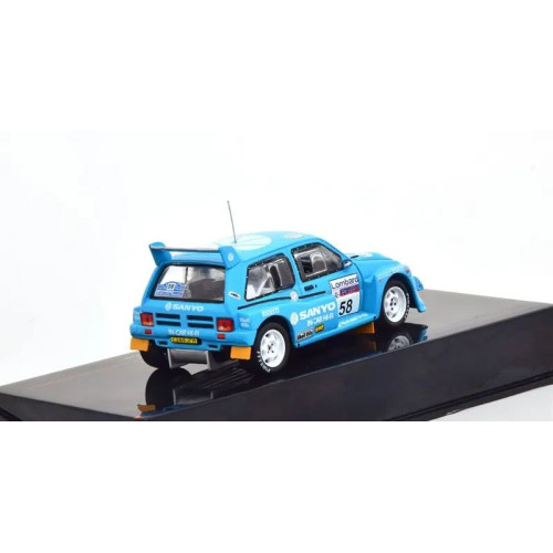 1:43 Масштабная модель MG Metro 6R4 #58 "Sanyo" Fielding/Robinson RAC Rally 1986