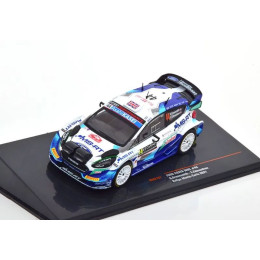 1:43 Масштабная модель FORD Fiesta WRC #44 "M-Sport Ford WRT" Greensmith/Edmondson 8 место Rally Monte Carlo (с люстрой) 2021