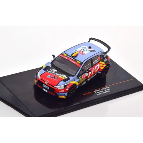 1:43 Масштабная модель HYUNDAI i20 N Rally 2 #36 Munster/Louka 16 место Rally Ypres 2021