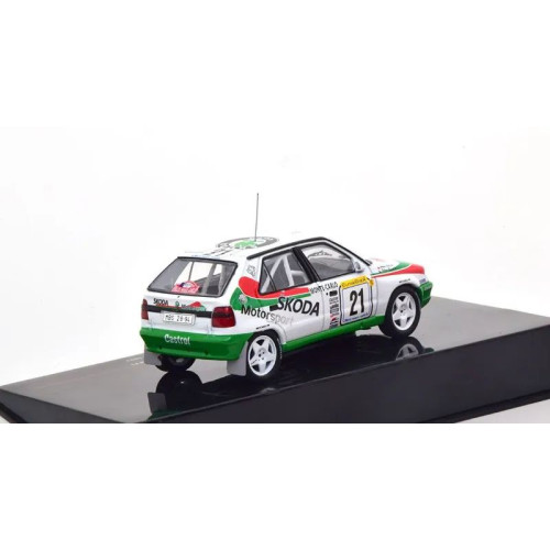 1:43 Масштабная модель SKODA Felicia Kit Car #21 "koda Motorsport" Sibera/Gross 12 место Rally Monte Carlo 1997