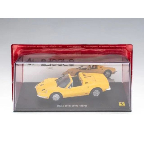 1:43 Масштабная модель FERRARI Dino 246 GTS 1972 Yellow