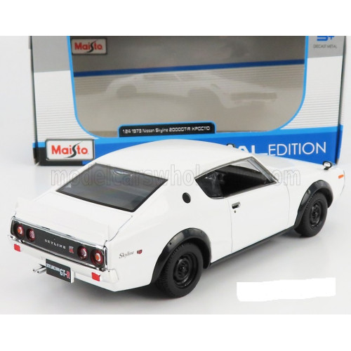 1:24 Масштабная модель NISSAN Skyline 2000 Gt-r (kpgc110) Coupe (1973), White