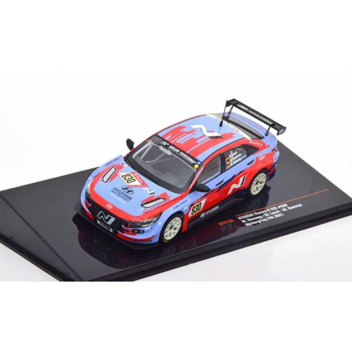 1:43 Масштабная модель HYUNDAI Elantra N TCR #830 "Hyundai Motor Sport N" Basseng/Lauck/Oestreich 24h Nrburgring (2021)