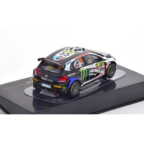 1:43 Масштабная модель VOLKSWAGEN Polo GTI R5 №55 Solberg/Mills 10 место Rally Wales (2019)