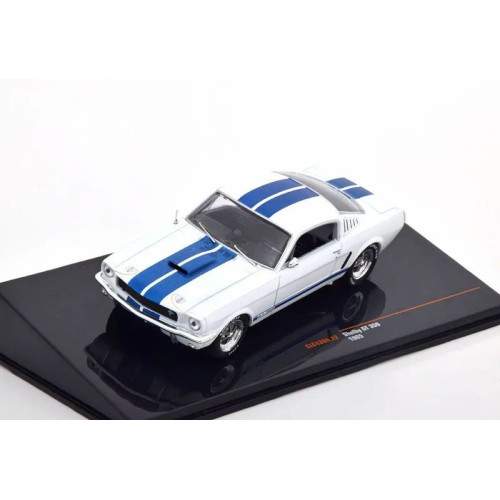 1:43 Масштабная модель FORD Mustang Shelby GT 350 (1965), White/Blue