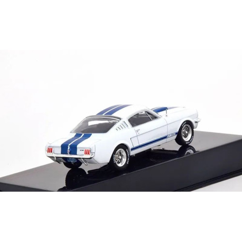 1:43 Масштабная модель FORD Mustang Shelby GT 350 (1965), White/Blue