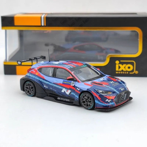 1:43 Масштабная модель HYUNDAI Veloster N ETCR #27 "Hyundai Motor Sport N" Filippi Pau-Arnos (2021)