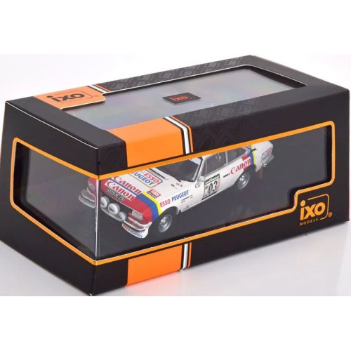 1:43 Масштабная модель PEUGEOT 504 Coupe V6 № 03 Rally Cote d Ivoire, Lampinen/Aho (1978)