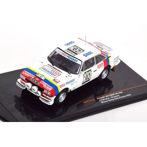 1:43 Масштабная модель PEUGEOT 504 Coupe V6 № 02 Rally Cote d Ivoire, Nicolas/Gamet (1978)