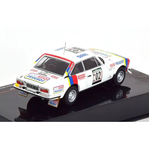 1:43 Масштабная модель PEUGEOT 504 Coupe V6 № 02 Rally Cote d Ivoire, Nicolas/Gamet (1978)