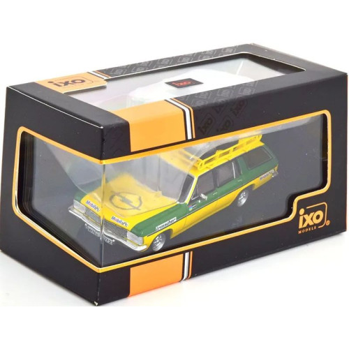 1:43 Масштабная модель OPEL Admiral B Caravan Irmscher Rally Assistance, yellow green