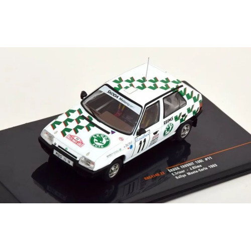 1:43 Масштабная модель SKODA Favorit 136L №11 Rally Monte Carlo, Triner/Klima (1993)