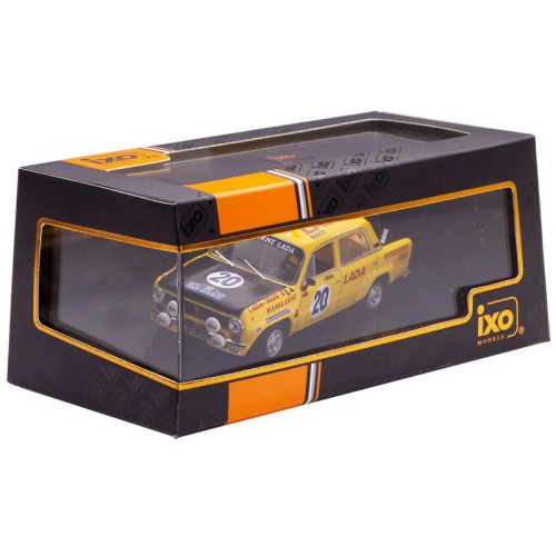 1:43 Масштабная модель LADA FIAT 1600r N 20 Ally Acropolis 1978 S.brundza - A.girdauskas, Yellow Matt Black