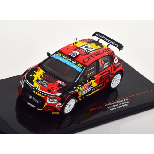 1:43 Масштабная модель CITROEN C3 Rally 2 No 24 Ypress Rally, Lefebvre/Malfoy (2022)