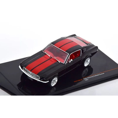 1:43 Масштабная модель FORD Mustang Fastback Custom (1967), black red