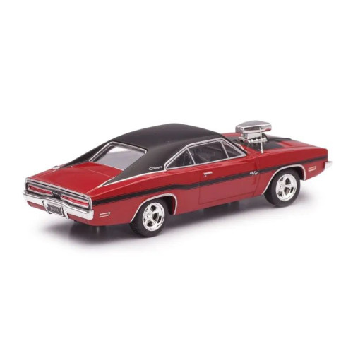 1:43 Масштабная модель DODGE Charger R/T (1970), red flatblack