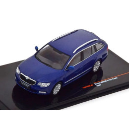 1:43 Масштабная модель SKODA Superb Ii Sw Station Wagon (2008), blue