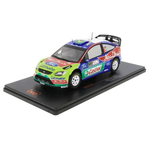 1:24 Масштабная модель Ford Focus RS WRC #3 "Ford WRT" Hirvonen/Lehtinen 2 место Rally Sardinia 2009