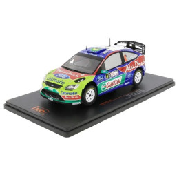 1:24 Масштабная модель Ford Focus RS WRC #4 "Ford WRT" Latvala/Anttila победитель Rally Sardinia 2009