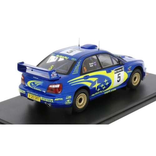 1:24 Масштабная модель SUBARU Impreza S7 WRC #5 "Subaru WRT" Burns/Reid 3 место Rally Great Britain Чемпион мира 2001