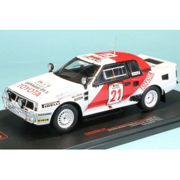 1:24 Масштабная модель TOYOTA Celica Twincam Turbo (TA64) #21 "Toyota team Europe" Kankkunen/Gallagher победитель Safari Rally 1985