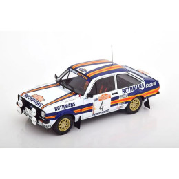 1:24 Масштабная модель FORD Escort MKII RS 1800 #8 "Rothmans Rally Team" Mikkola/Hertz 3 место Rally San Remo 1980