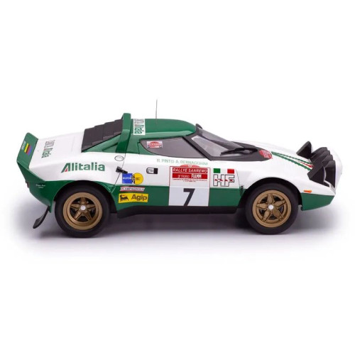 1:18 Масштабная модель LANCIA Stratos HF #7 "Alitalia" Pinto/Bernacchini Rally San Remo 1975