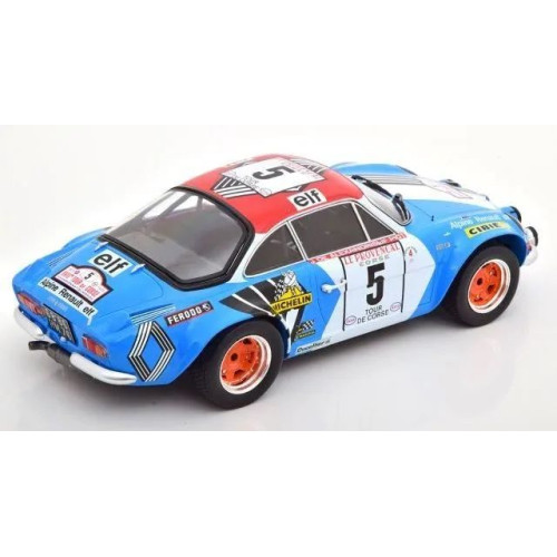 1:18 Масштабная модель RENAULT Alpine A110 #5 Piot/de Alexandris 2 место Tour De Course 1973