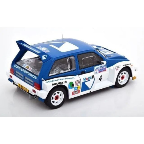 1:43 Масштабная модель MG METRO 6R4 #4 T.Pond/R.Arthur RAC Rally 1986