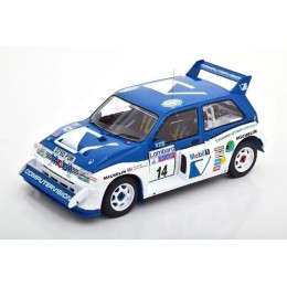 1:43 Масштабная модель MG METRO 6R4 #14 D.Llewellin/P.Short RAC Rally 1986